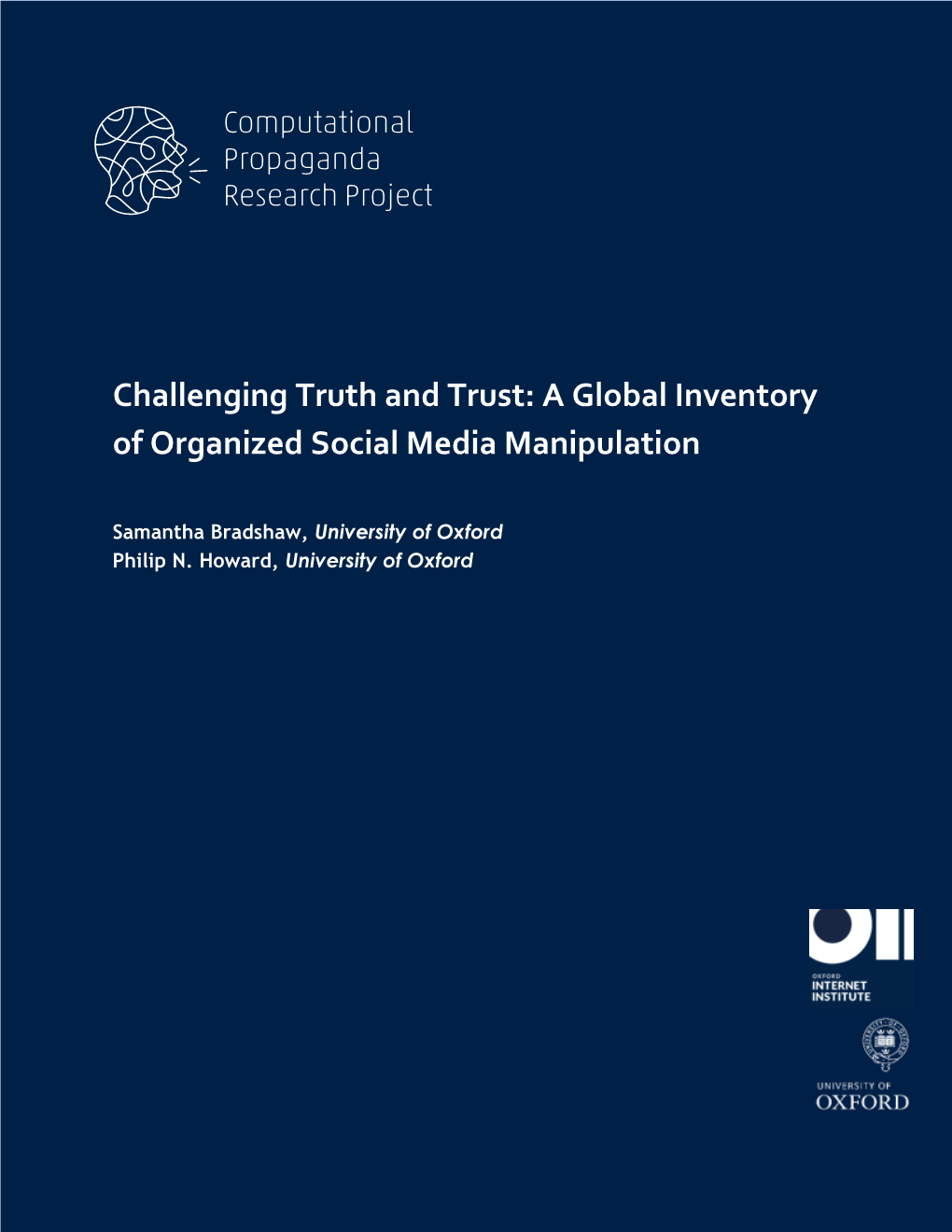 A Global Inventory of Organized Social Media Manipulation