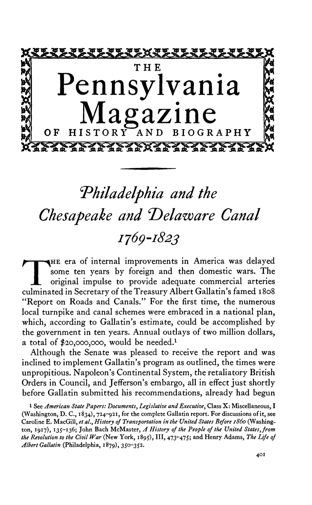 Pennsylvania Magazine of HISTORY and BIOGRAPHY