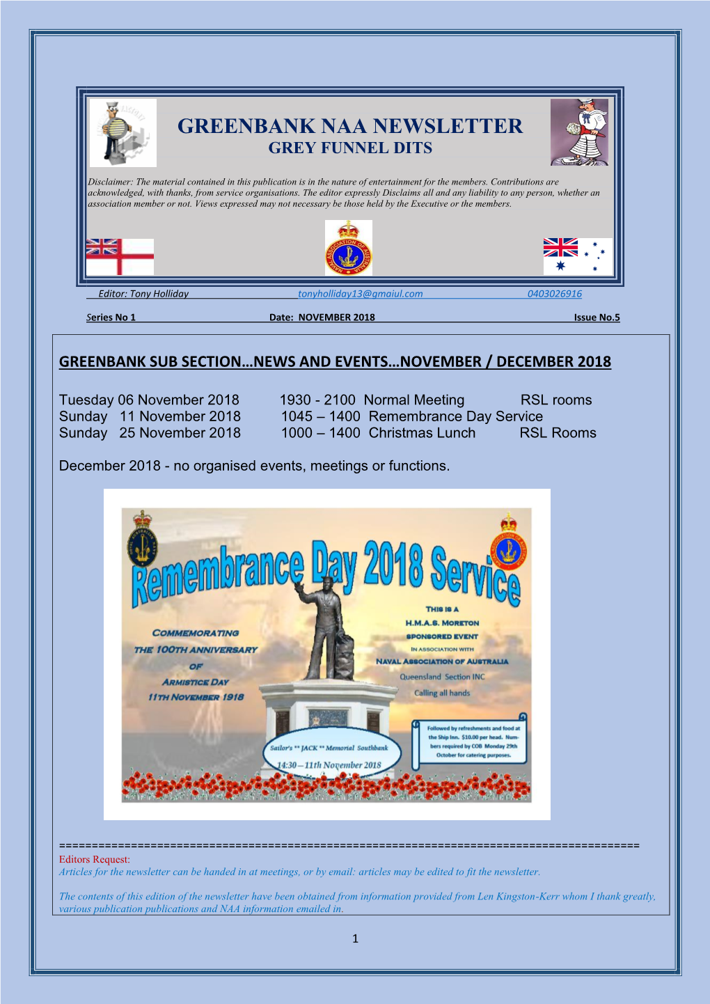 Greenbank Naa Newsletter Grey Funnel Dits