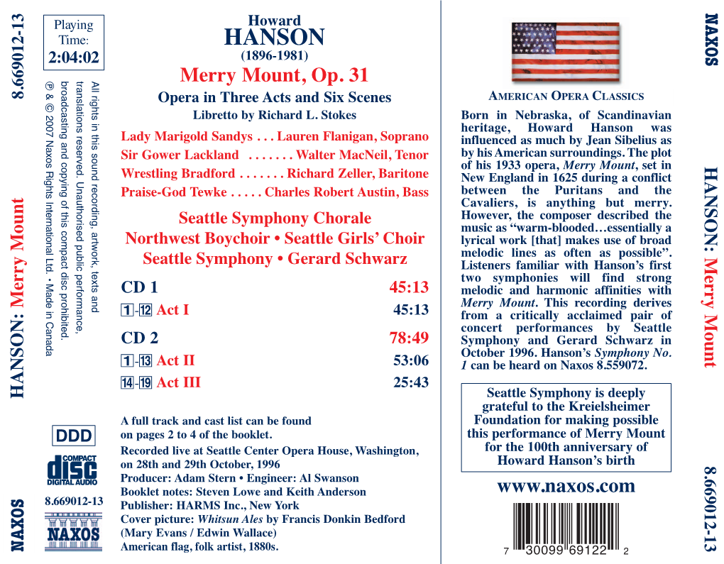 Hanson 2:04:02 (1896-1981)