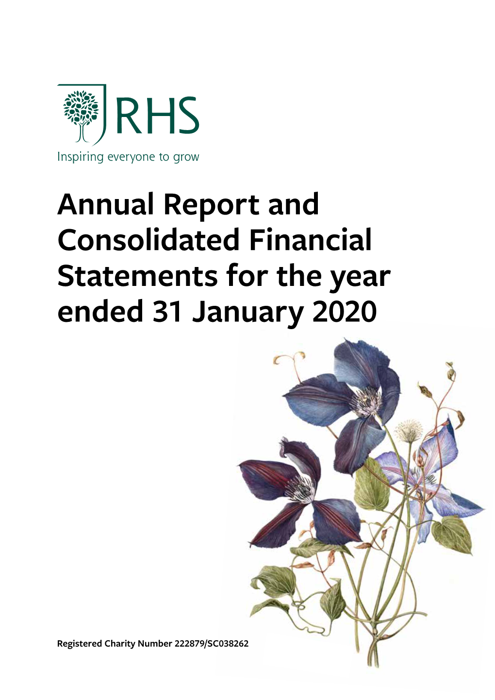 RHS Annual Report and Consolidated Financial Statements for 2019–20