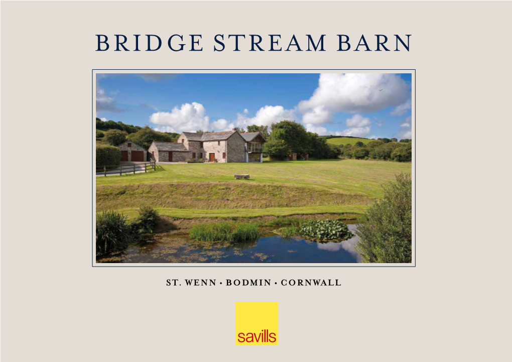 Bridge Stream Barn