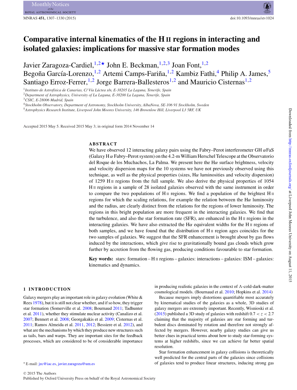 Comparative Internal Kinematics of the HII Regions in Interacting and Isolated Galaxies