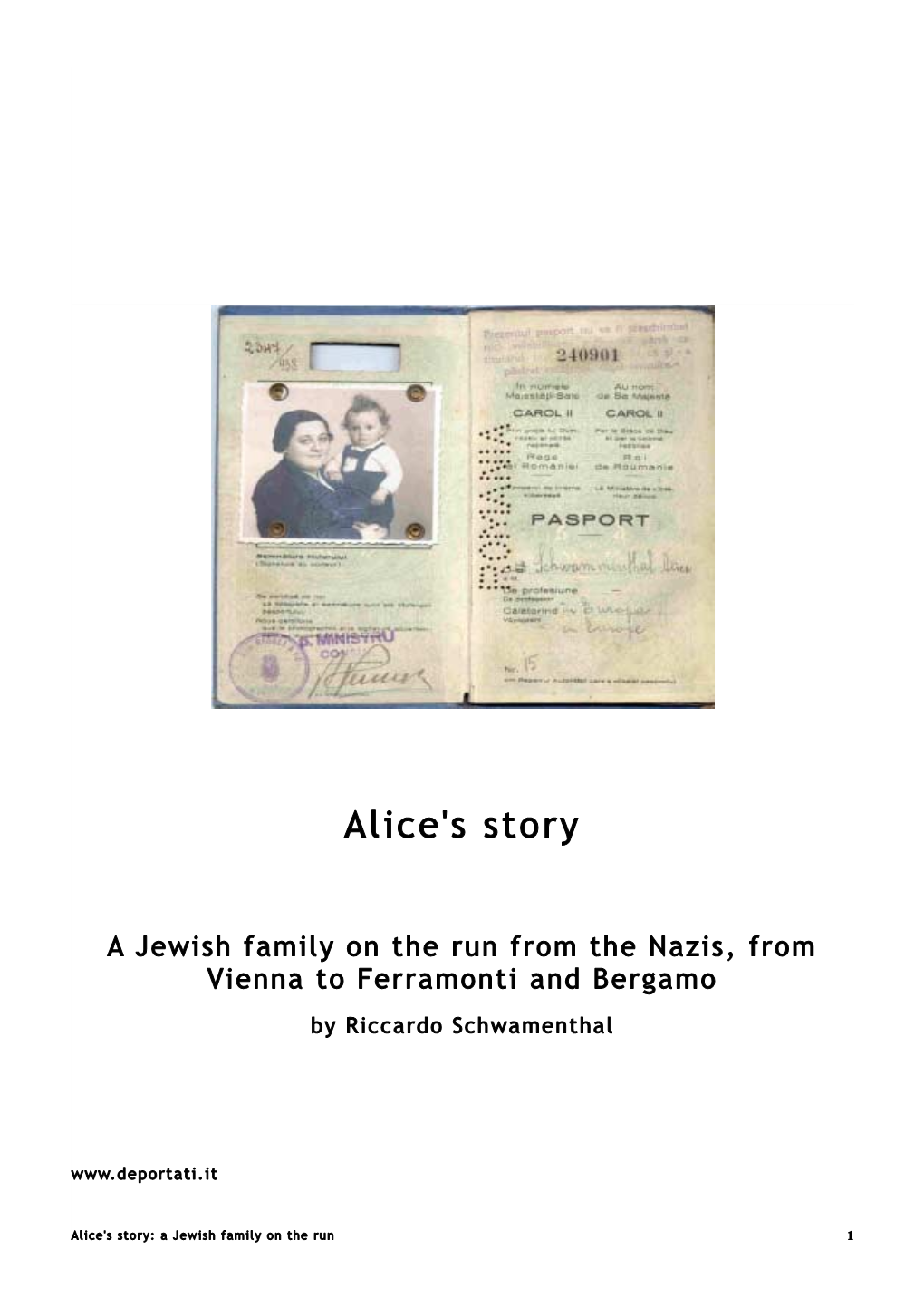 Alice's Story