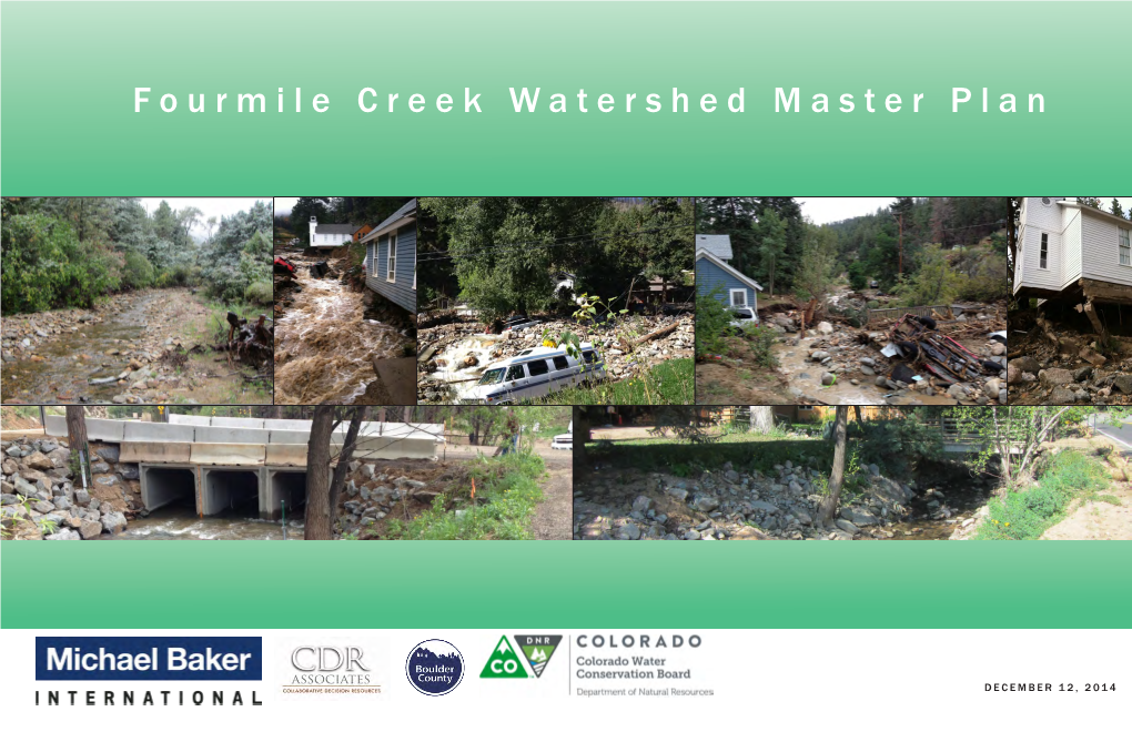 Fourmile Creek Watershed Master Plan