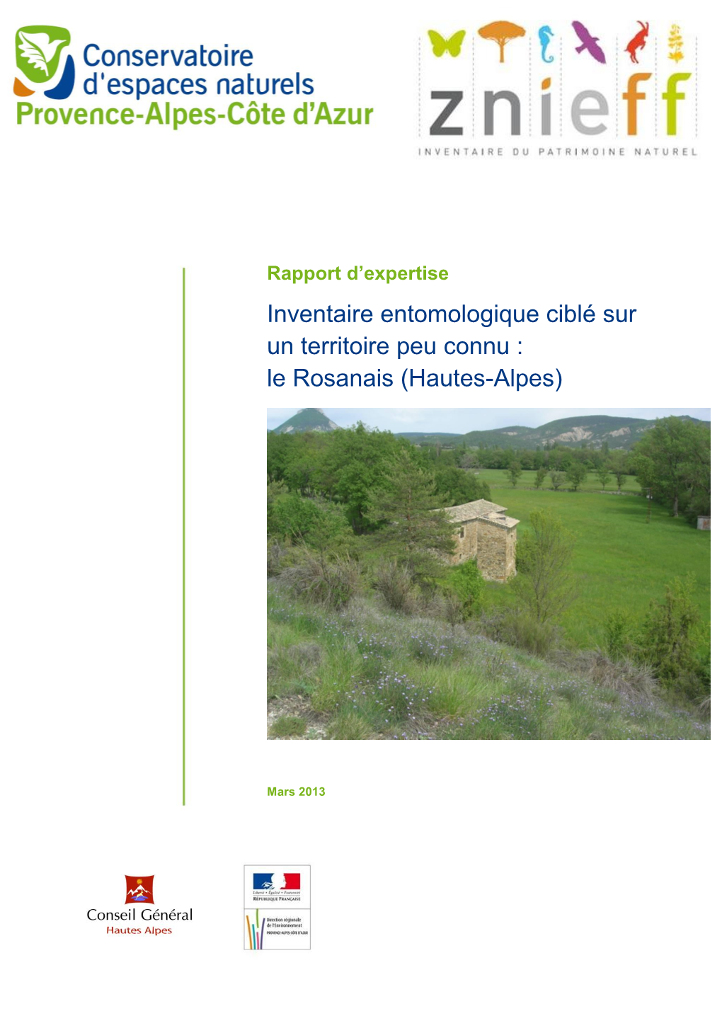 Inventaire Entomologique Ciblé Sur Un Territoire Peu Connu : Le Rosanais (Hautes-Alpes)