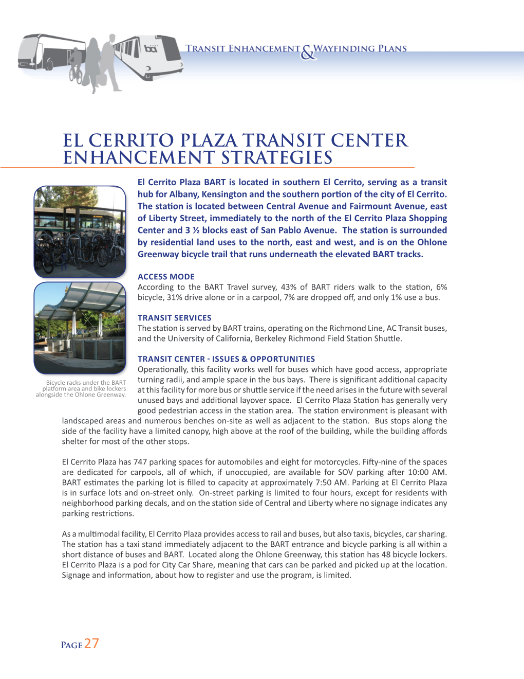 El Cerrito Plaza Transit Center Enhancement