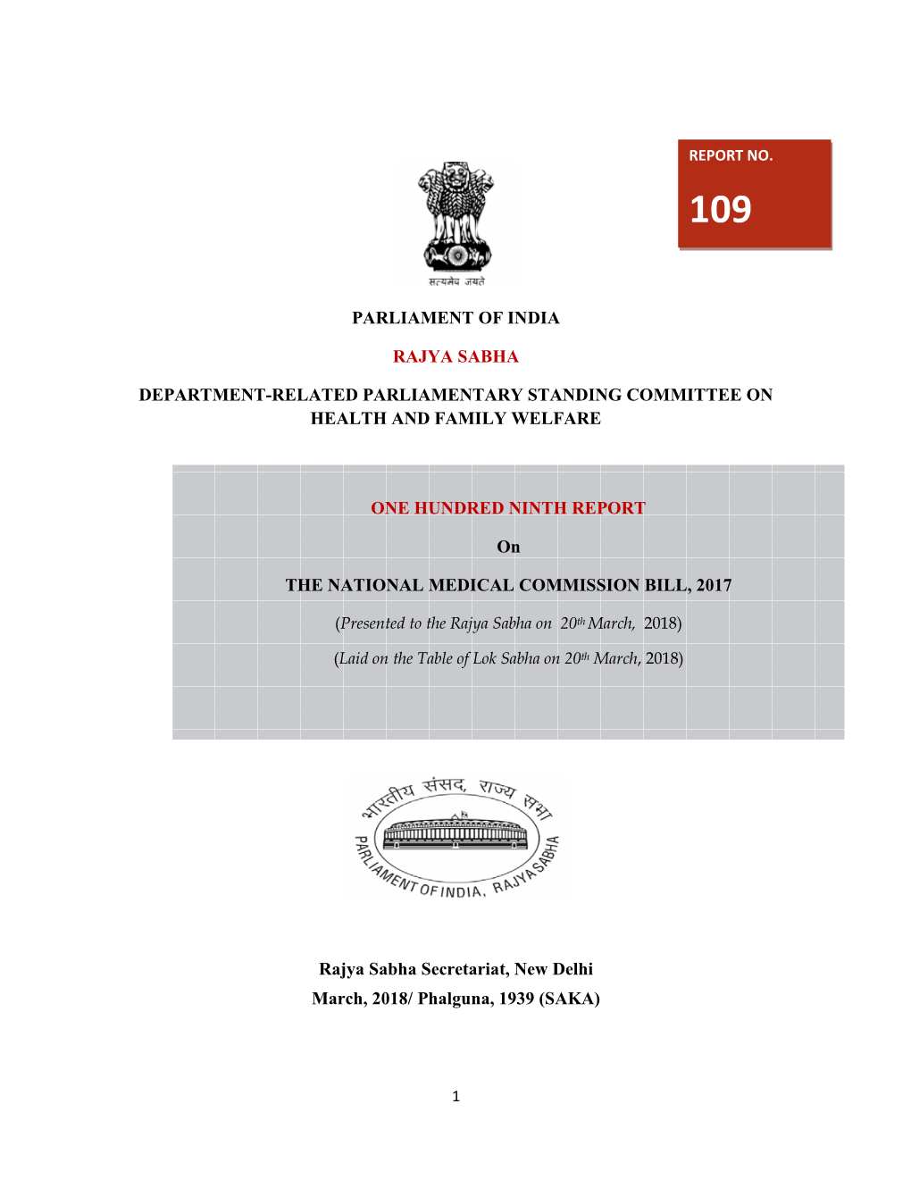 Parliament of India Rajya Sabha Department-Related