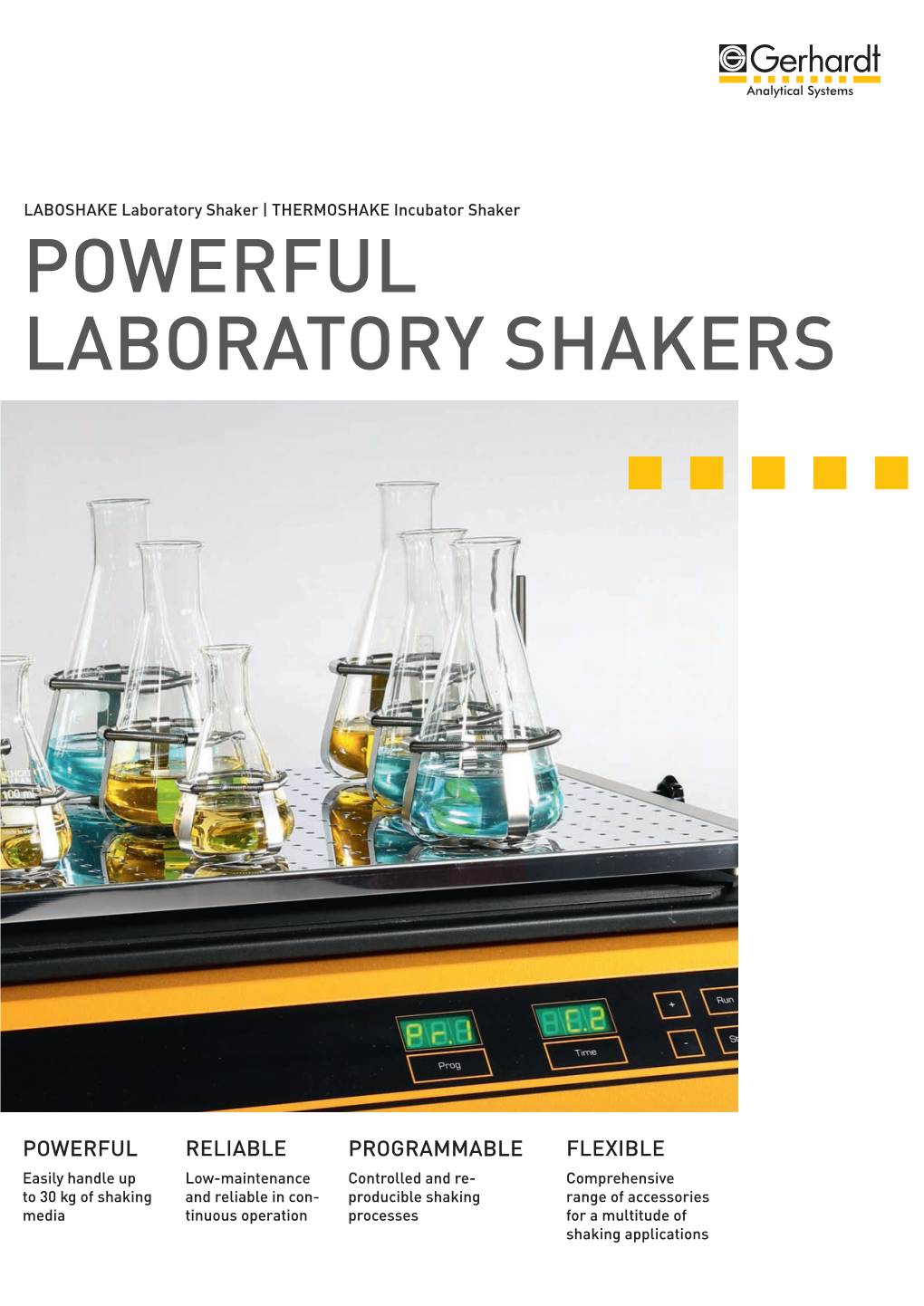 Gerhardt Laboratory Shakers Brochure
