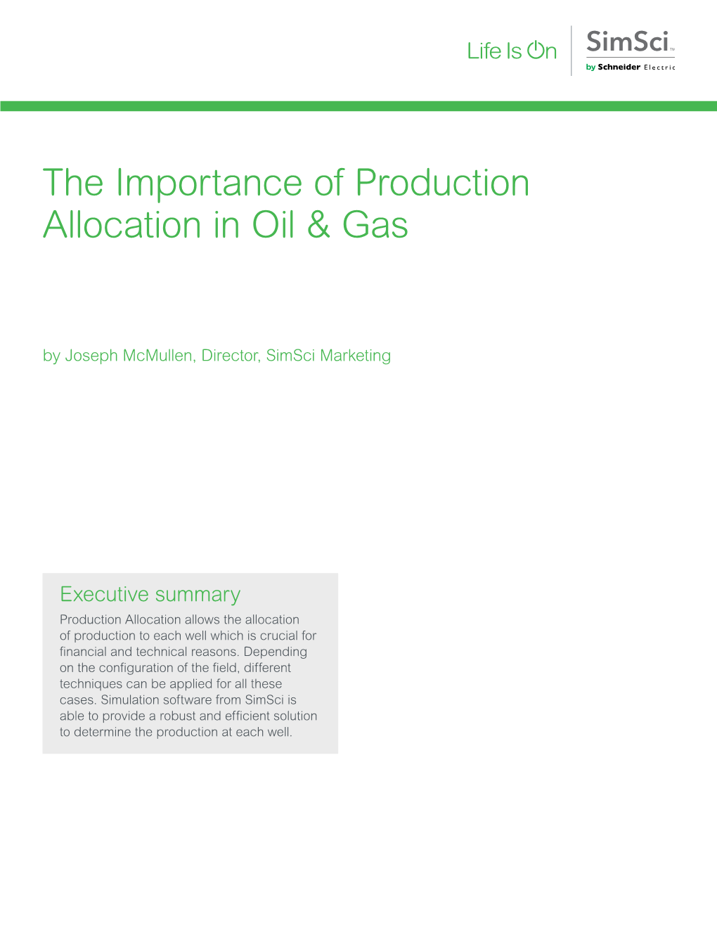 The Importance of Production Allocation in Oil &