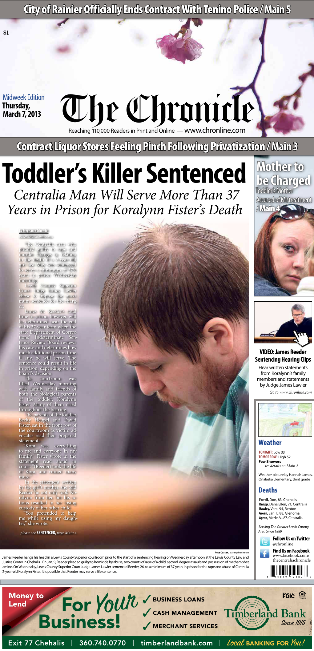 Toddler's Killer Sentenced