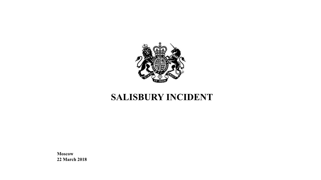 Salisbury Incident