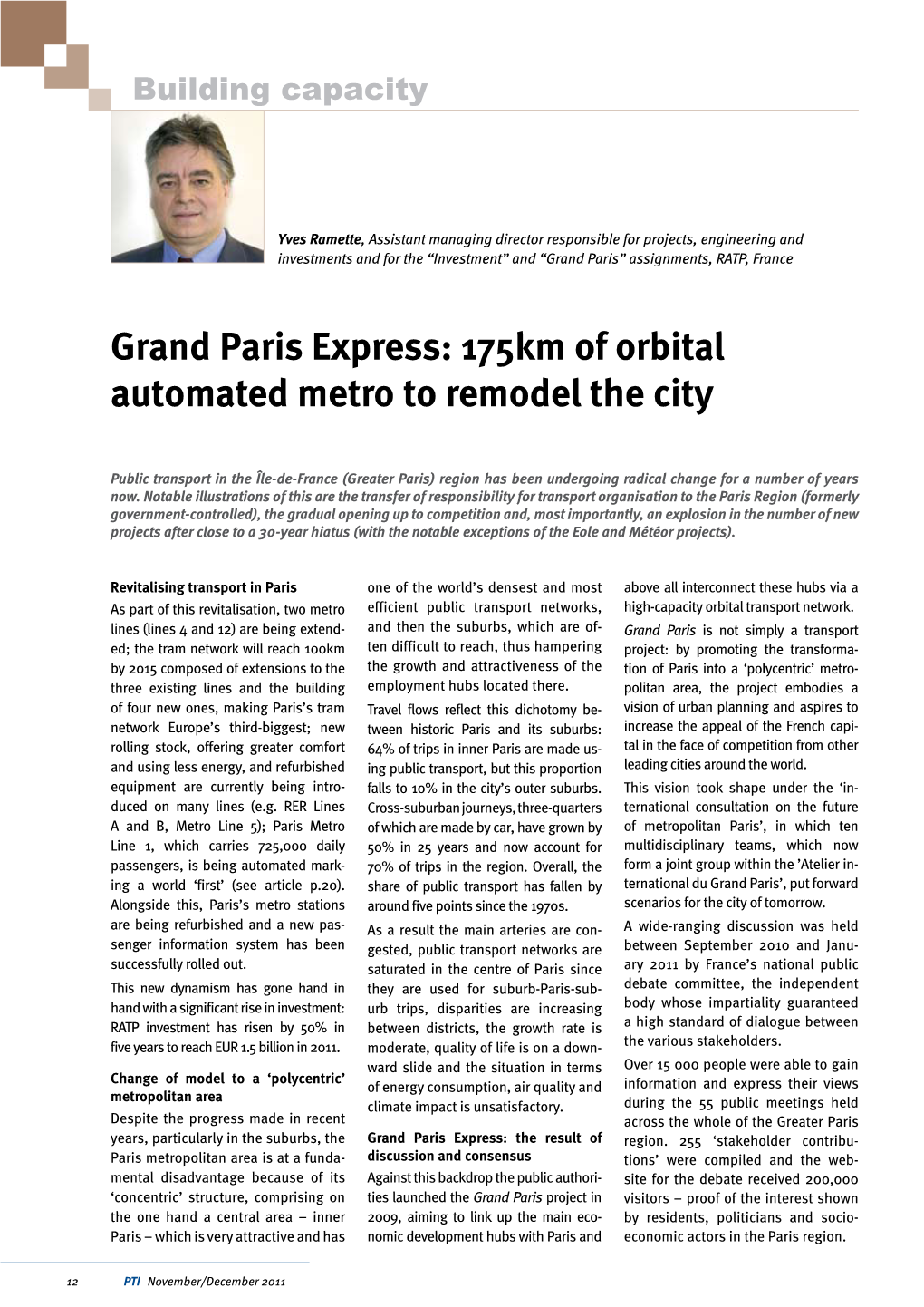 Grand Paris Express: 175Km of Orbital Automated Metro to Remodel the City