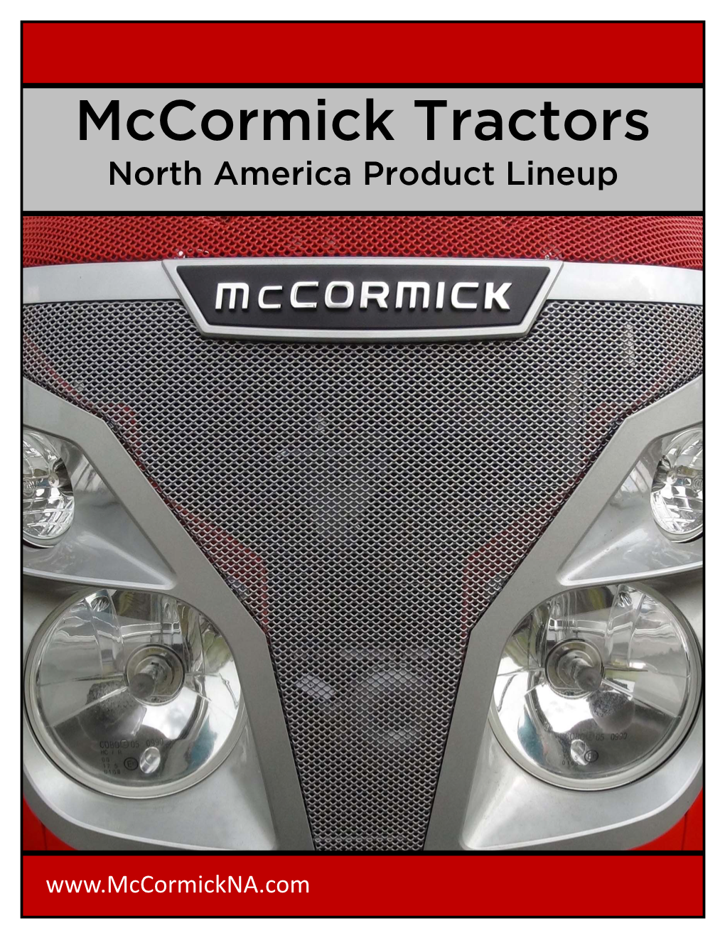 Mccormick Tractors Brochure