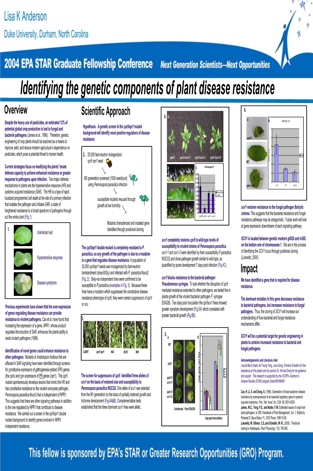 Identifying the Genetic Components of Plant Disease Resistance