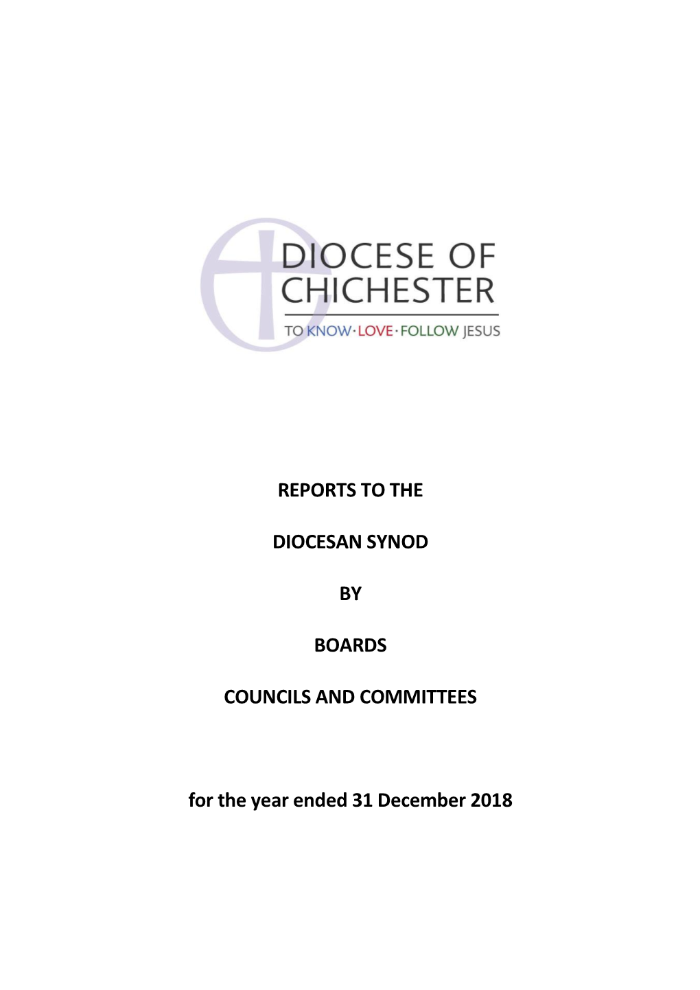 Reports to the Diocesan Synod by Boards Councils