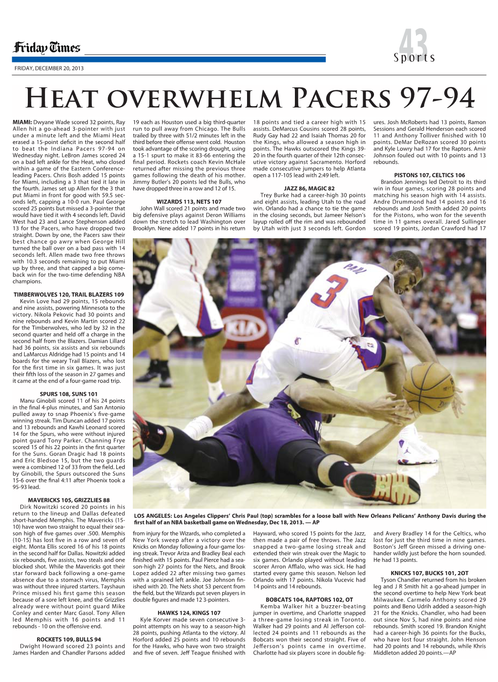 Heat Overwhelm Pacers 97-94