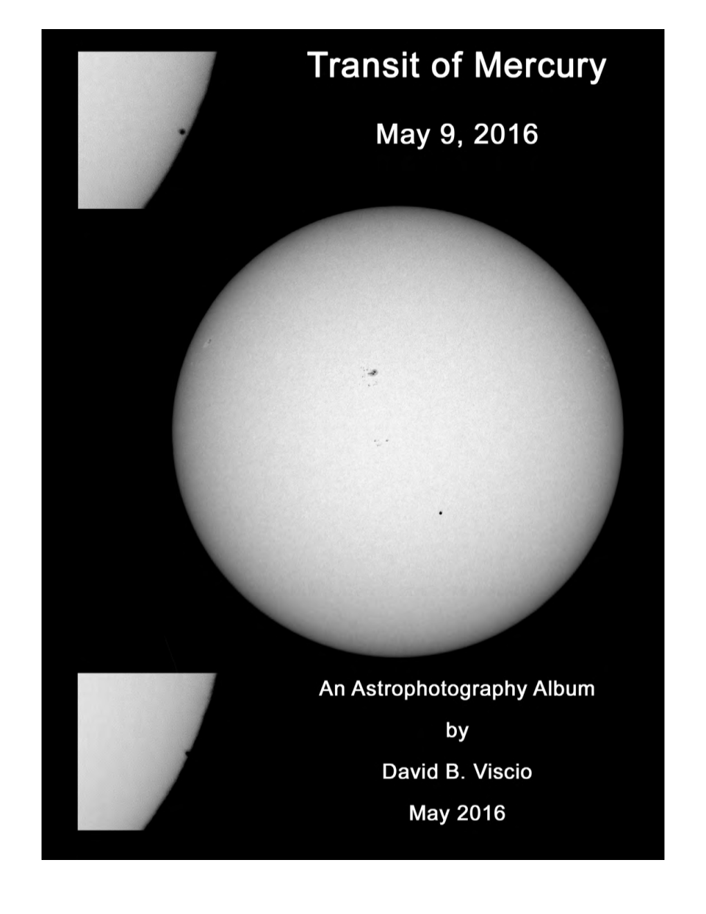 Mercury Transit Album Pages