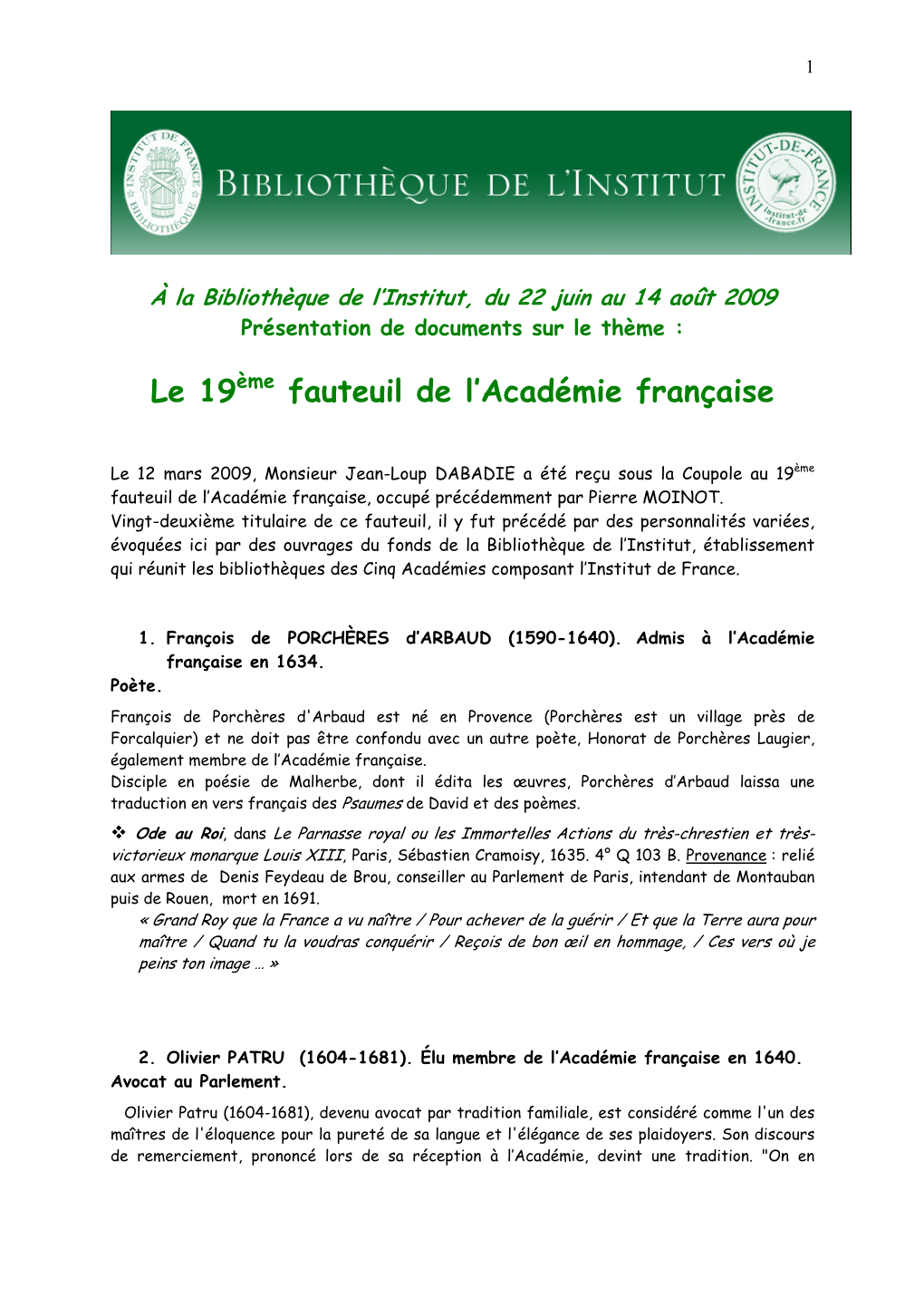 Fauteuil 19 : Jean-Loup Dabadie