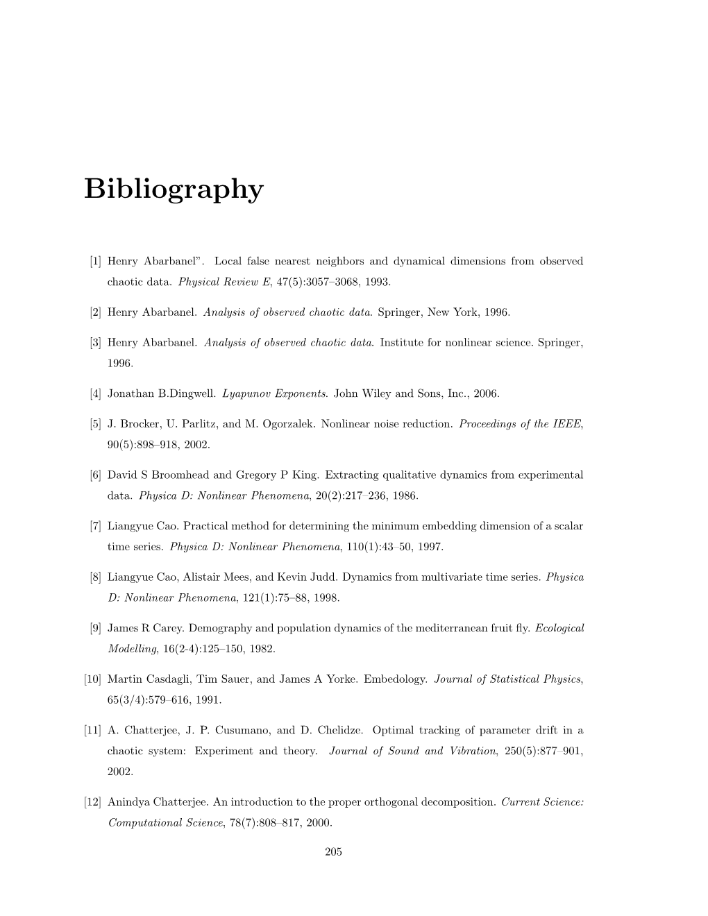 Bibliography