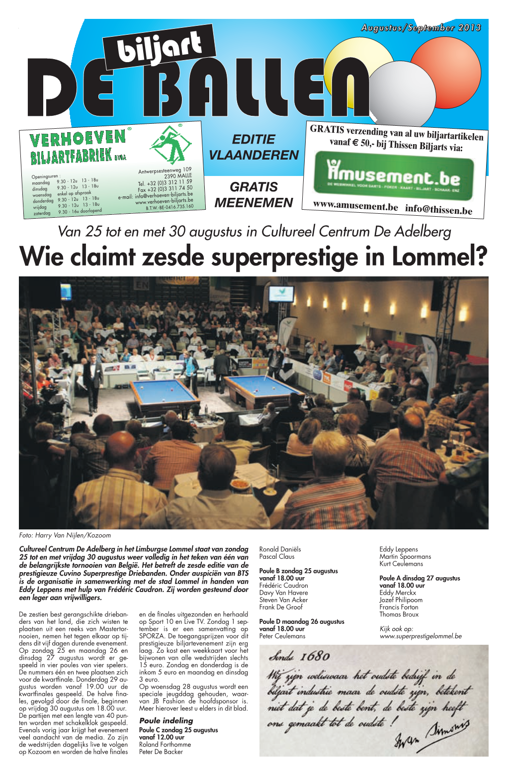Wie Claimt Zesde Superprestige in Lommel?