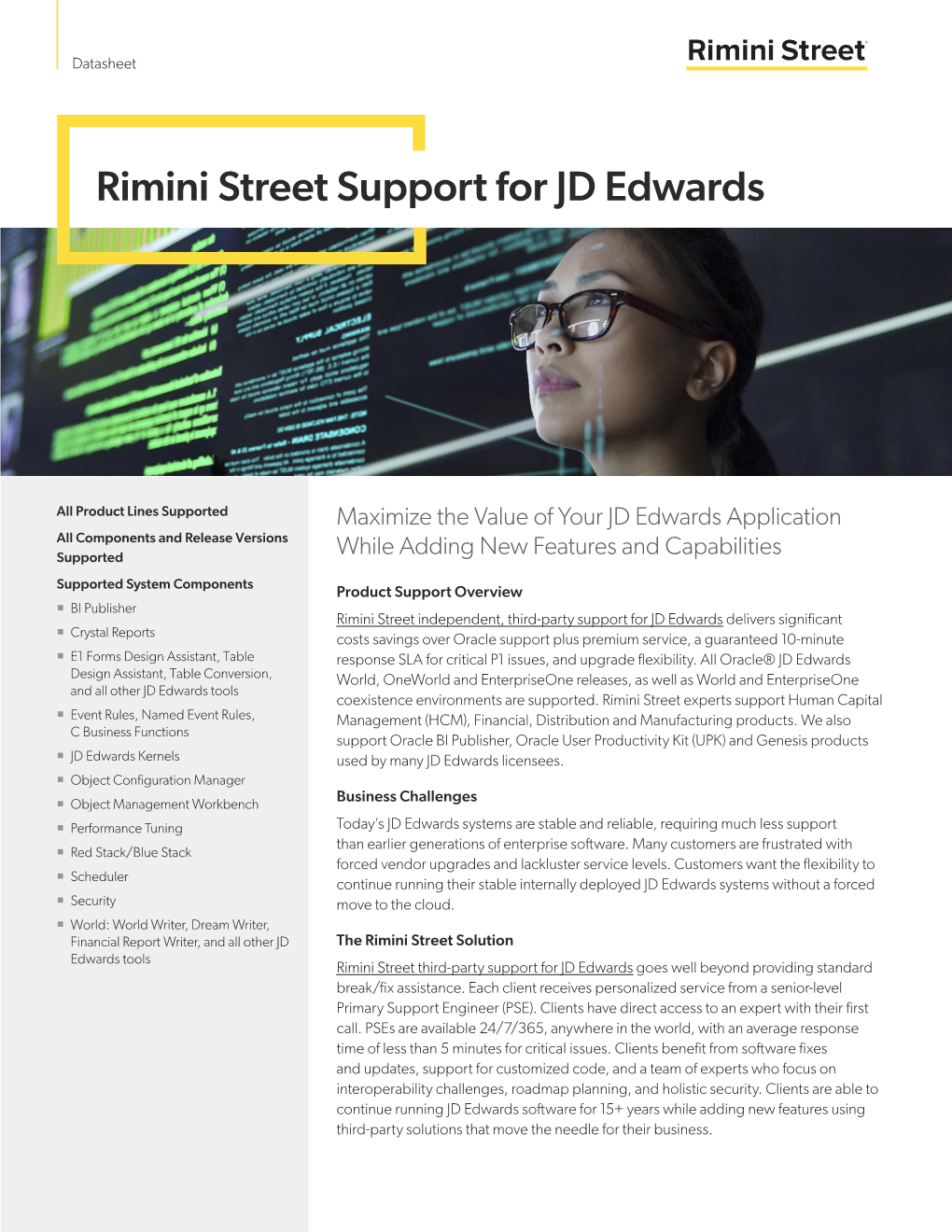 Third-Party Support for JD Edwards Software | Rimini Street