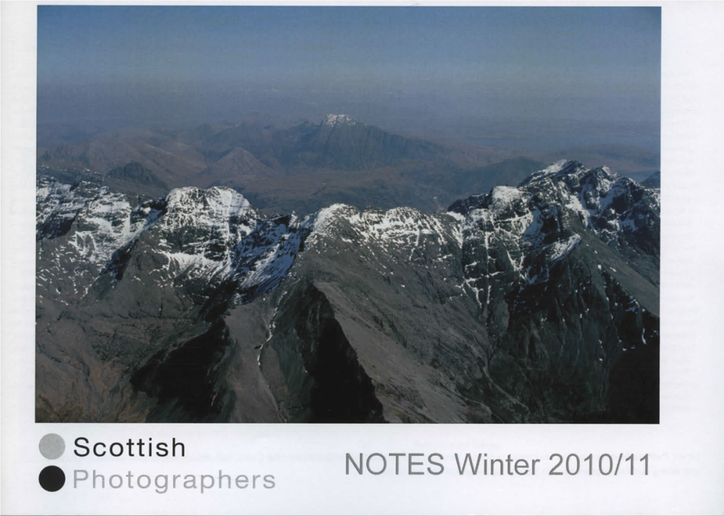 NOTES Winter 2010/11 Photographers Scottish Photographers Life Member Thomas Joshua Cooper