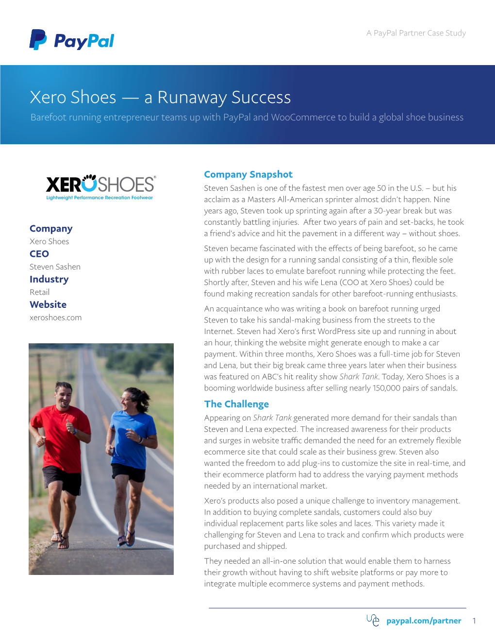 Xero Shoes — a Runaway Success Barefoot Running Entrepreneur Teams up with Paypal and Woocommerce to Build a Global Shoe Business