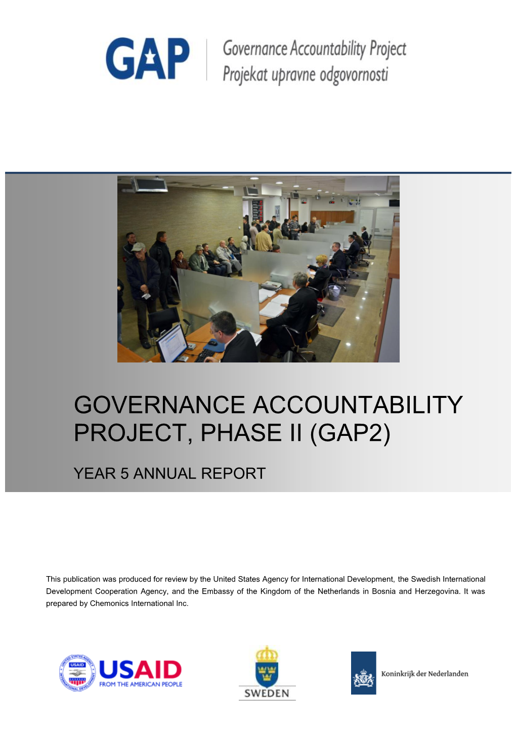 Governance Accountability Project, Phase Ii (Gap2)
