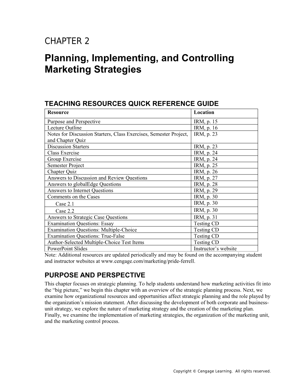 Teaching Resources Quick Reference Guide s1