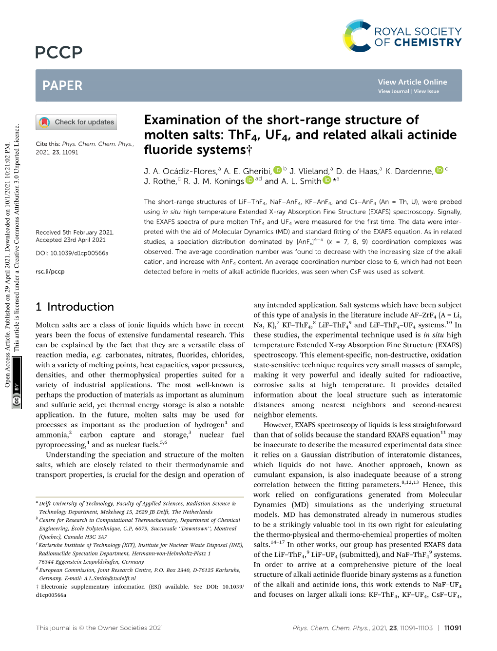 Thf4, UF4, and Related Alkali Actinide Fluoride Systems