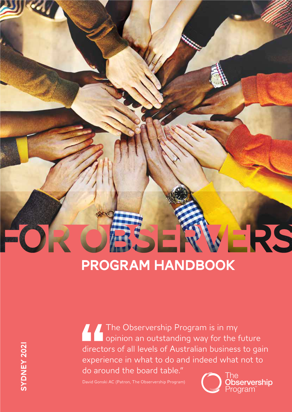 2021 Sydney Observer Handbook