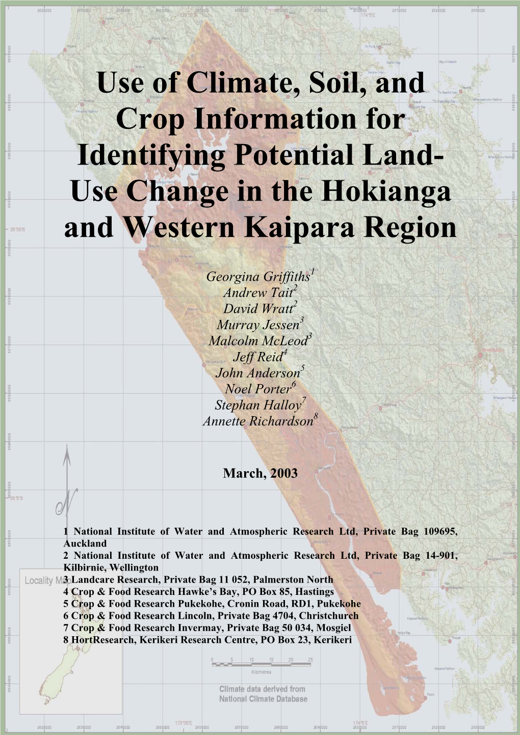 Mapping the Climate Of