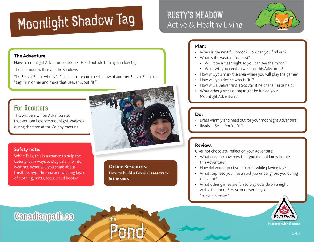 Moonlight Shadow Tag Active & Healthy Living