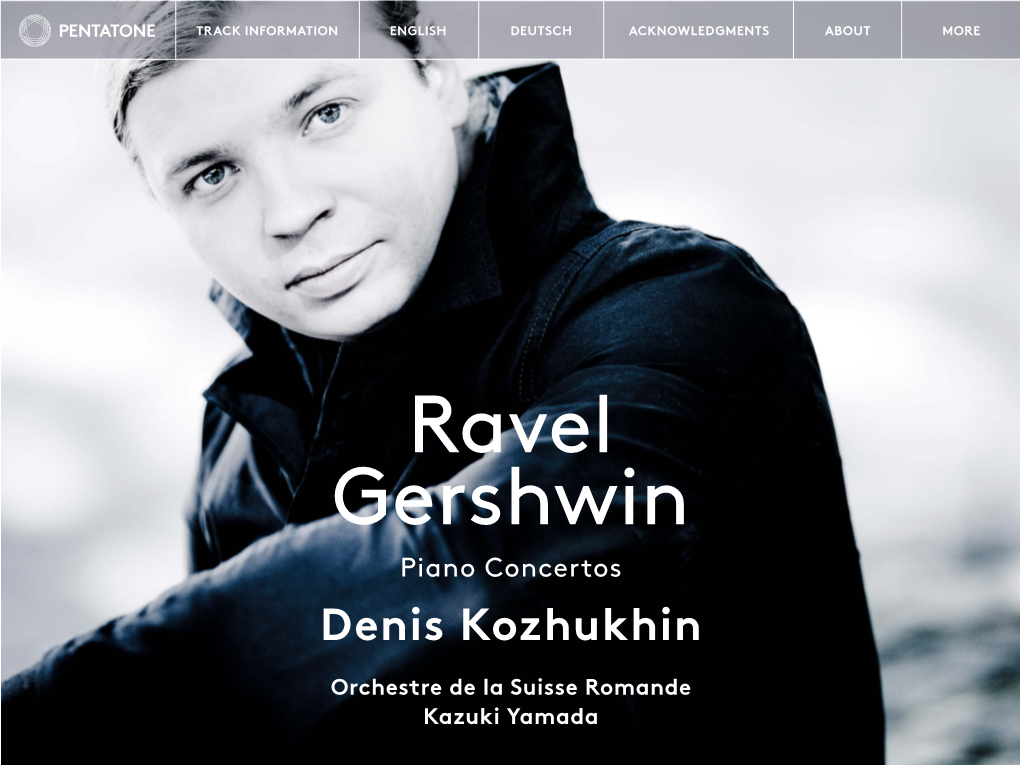 Ravel Gershwin Piano Concertos Denis Kozhukhin