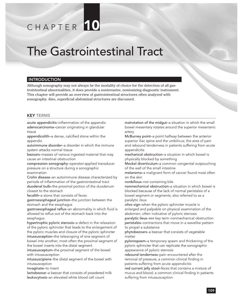 The Gastrointestinal Tract