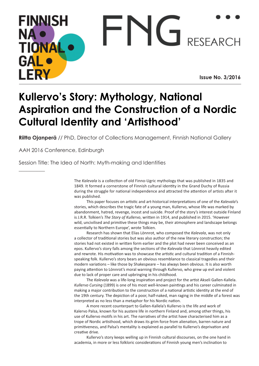 Kullervo's Story