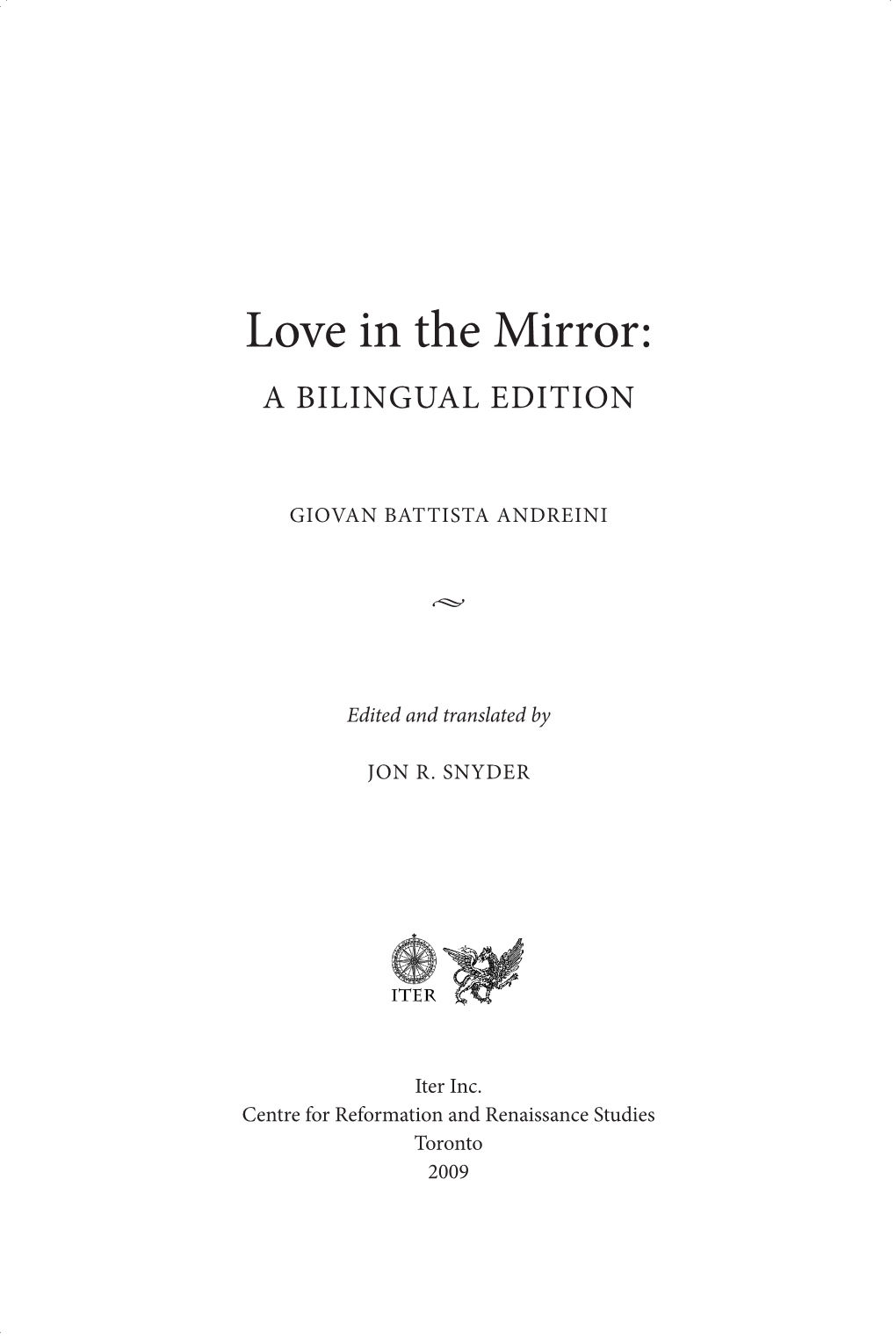 Love in the Mirror: a BILINGUAL EDITION