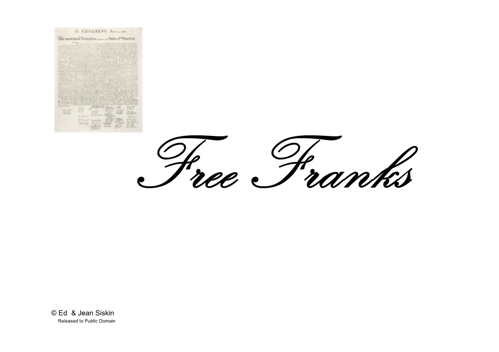 Free Franks Known