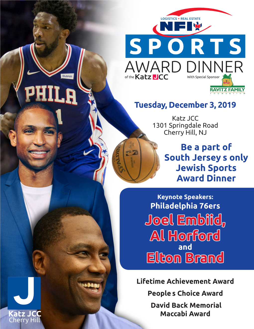 Joel Embiid, Al Horford Elton Brand