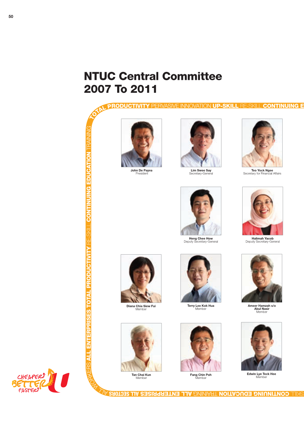 NTUC Central Committee 2007 to 2011