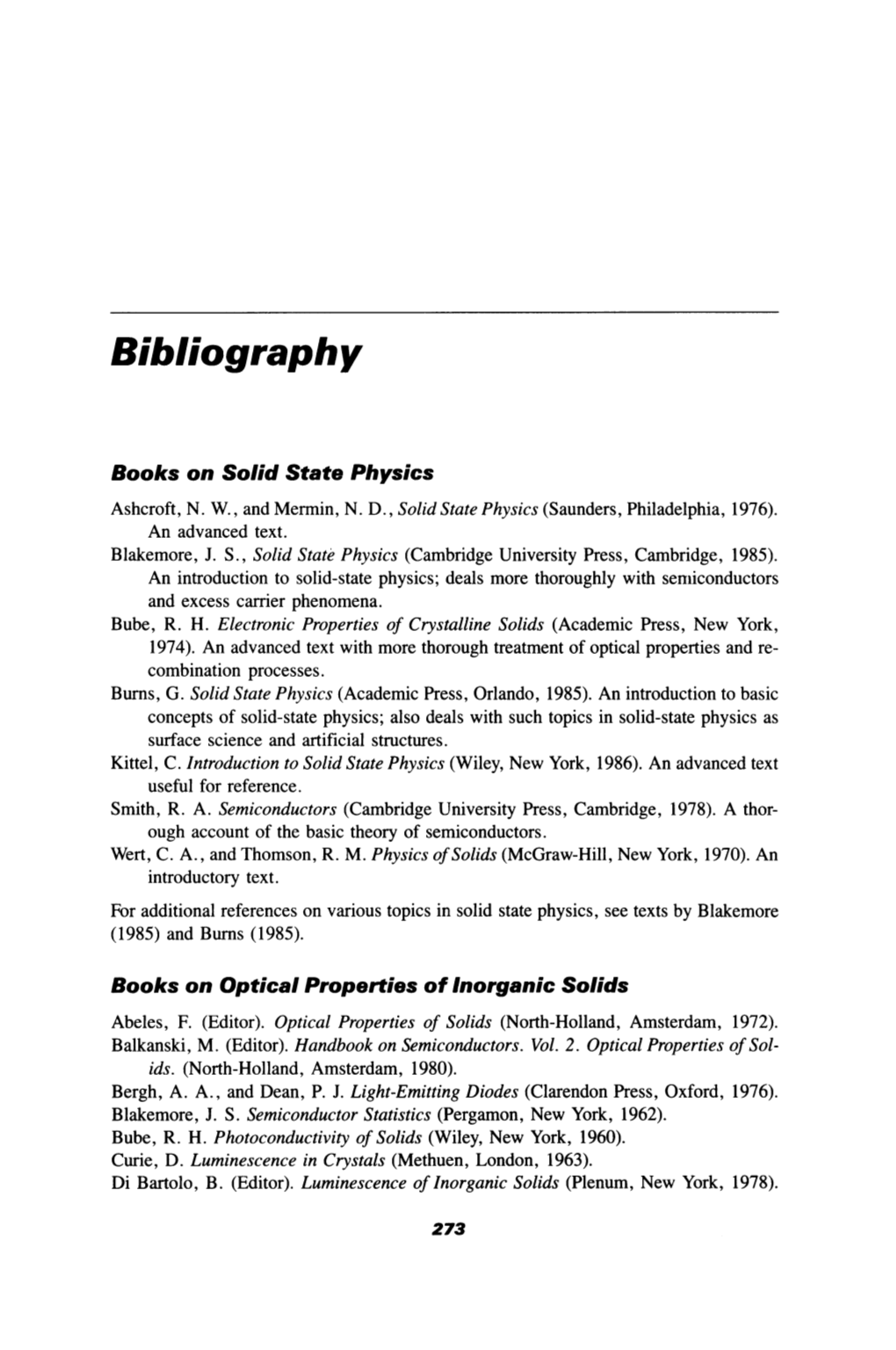 Bibliography