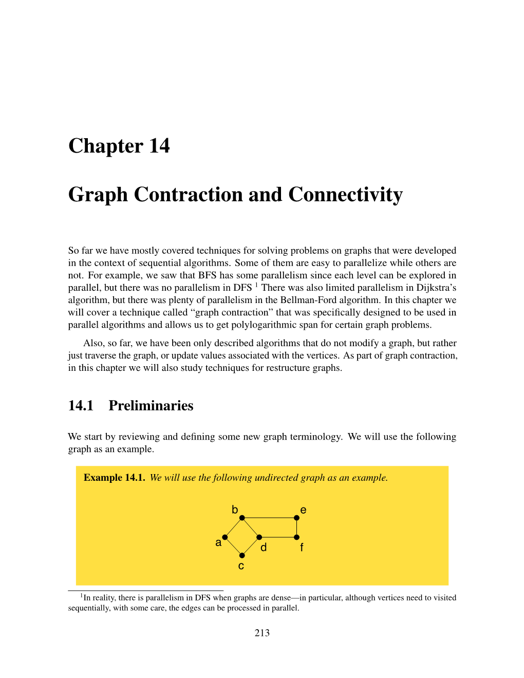 Chapter 14 Graph Contraction and Connectivity