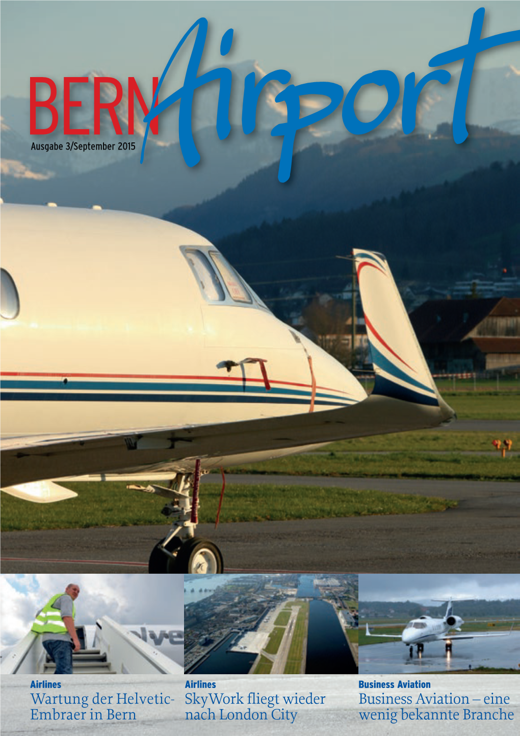 Wartung Der Helvetic- Skywork Fliegt Wieder Business Aviation – Eine Embraer in Bern Nach London City Wenig Bekannte Branche