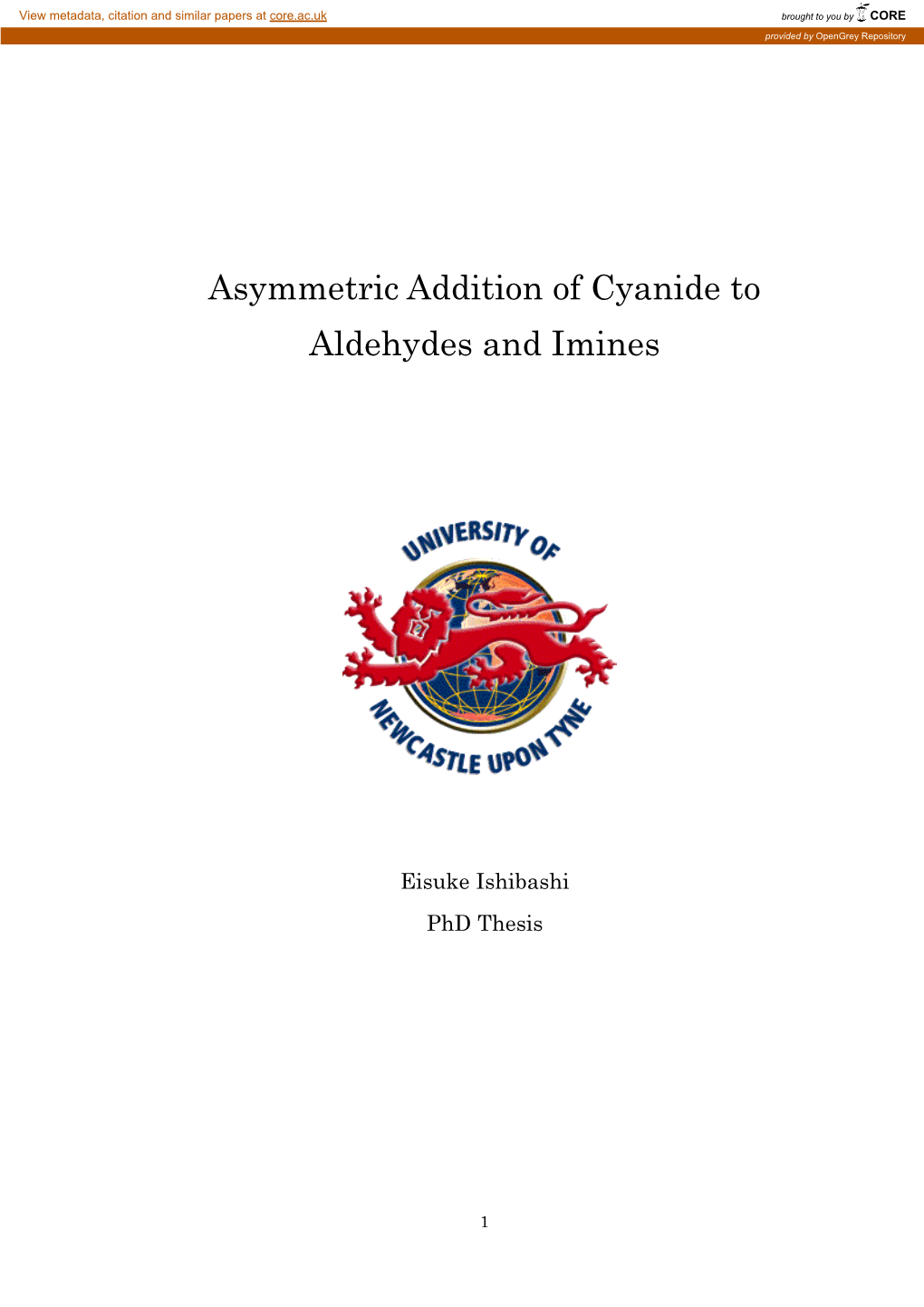 Asymmetric Addition of Cyanide to Aldehydes and Imines Using Salen-Metal Complexes