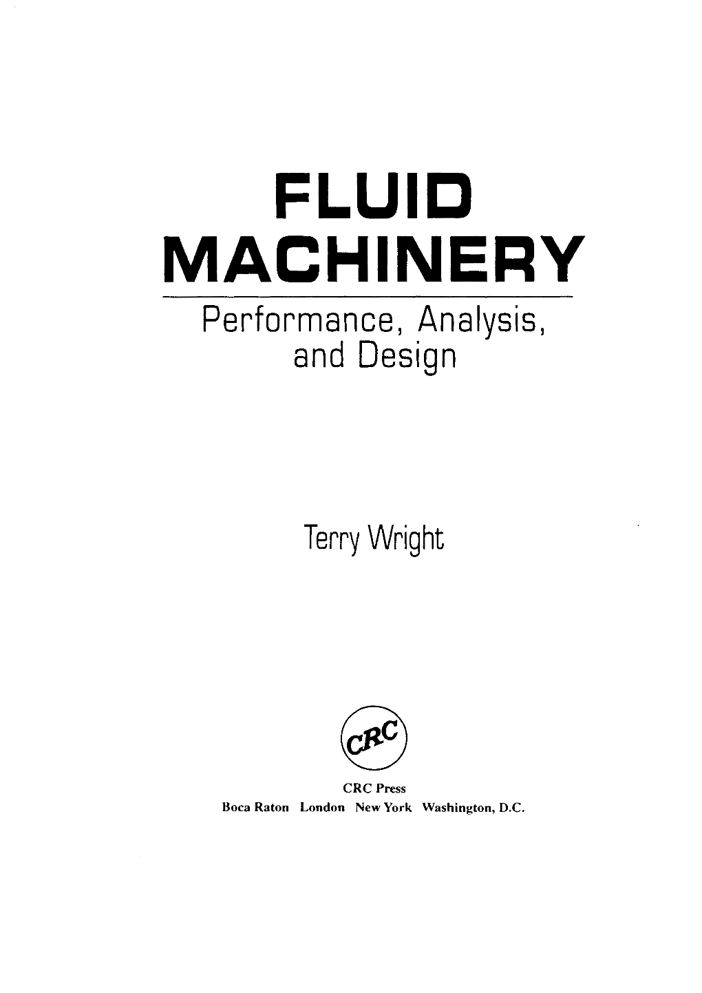 MACHINERY Performance, Analvsis, J and Design