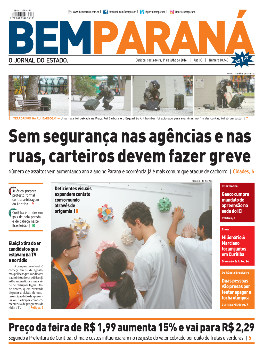 Sem Segurança Nas Agências E Nas Ruas, Carteiros Devem Fazer Greve