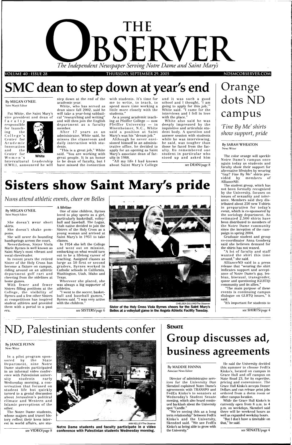 Sisters Show Saint Mary's Pride