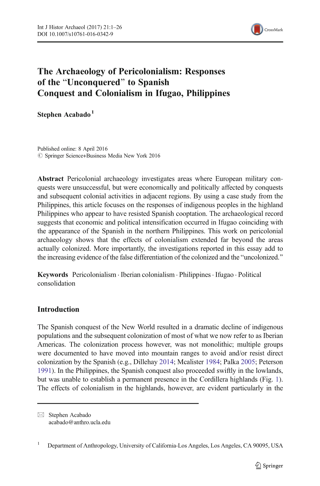 To Spanish Conquest and Colonialism in Ifugao, Philippines