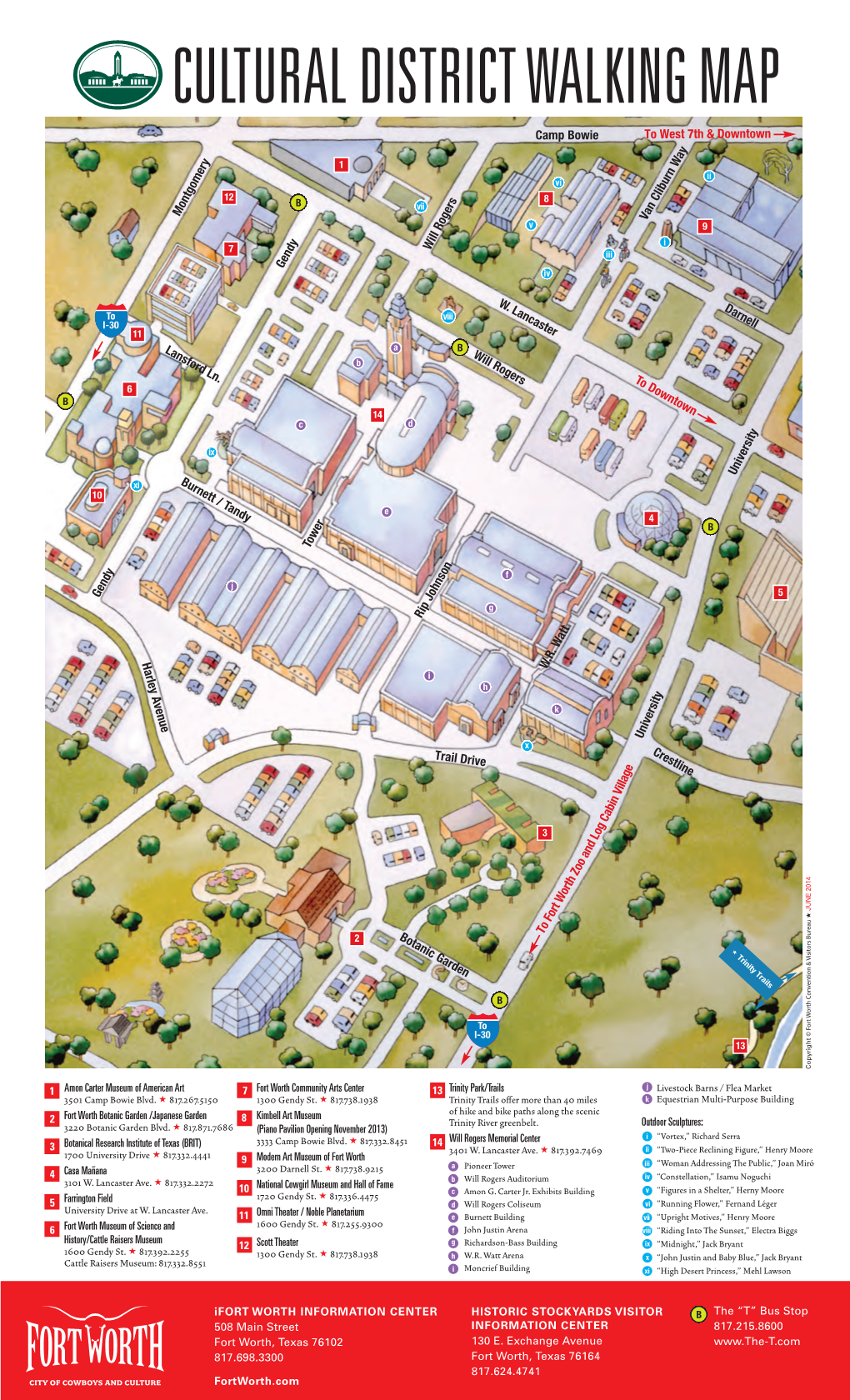 Cultural District Walking Map